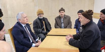 Valisi Şimşek, Emeklilerle Buluştu
