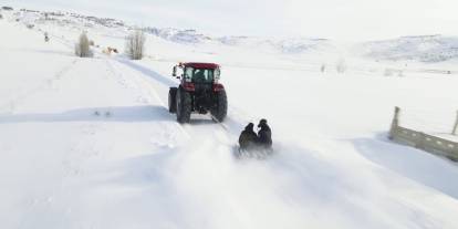 Sivas’ta Kar Eğlencesi Sosyal Medyada İlgi Gördü