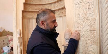 Sivas’ta el emeğiyle Selçuklu ruhu yeniden doğuyor