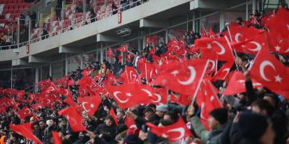 Sivasspor taraflarında tribün şov