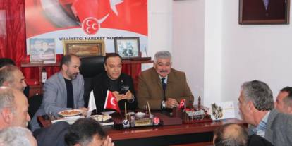 Özyürek, muhtarların taleplerini dinledi