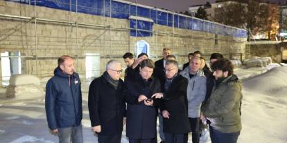 Bakan Tunç, Sivas'ta Ulu Cami'yi inceledi