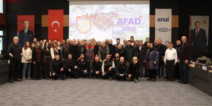 Sivas’ta Sivil Savunma Uzmanlarına 3 Günlük Eğitim