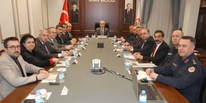 Sivas’ta okullar için acil durum ve güvenlik planlaması