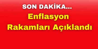 SON DAKİKA! Enflasyon Rakamları Açıklandı