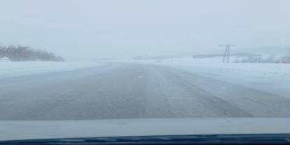 Sivas Geminbeli’nde kar yağışı başladı