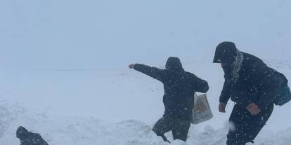 Sivas'ta mahsur kalan vatandaş kurtarıldı