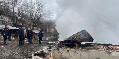 Sivas'ta yangında ev kül oldu