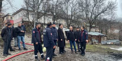 Sivas’ta Yangın Sonrası Yerinde İnceleme