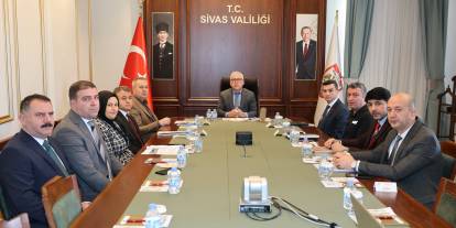 Sivas’ta taşkın riskine karşı önlemler masaya yatırıldı