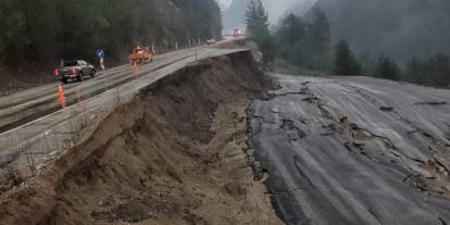 Sivas-Kayseri Karayolu Güzergâhında Heyelan