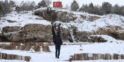 Sivas’ta kar manzaraları göz kamaştırdı