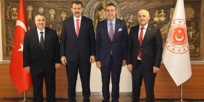 Sivas ESOB başkanı Demirgil’den Salih Ayhan’a ziyaret