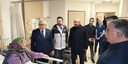 Valisi Şimşek, Suşehri Devlet Hastanesi’ni ziyaret etti