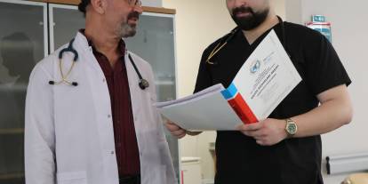 Baba-Oğul Aynı Hastanede Görev Yapıyor