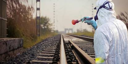 Sivas demiryolu hattında ilaçlama uyarısı