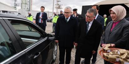 Sivas’ta bayram denetimi, protokol sürücülerle bayramlaştı