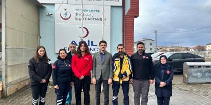 Ulaş’ta bayram coşkusu görev başındakilerle paylaşıldı