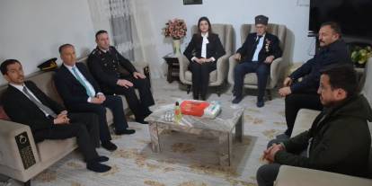 Ramazan Bayramında Kangal’da Gazi ve Ailesine Vefa Dolu Ziyaret