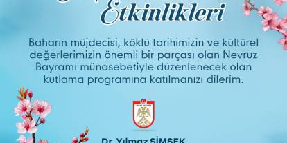 Baharın müjdecisi Nevruz, Sivas’ta etkinlikle taçlanıyor