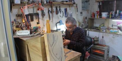 35 yıldır ahşap ve çeliğe şekil veriyor