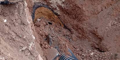 Sivas’ta hasar gören menfezler onarıldı