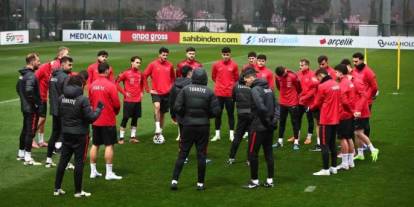 A Milli Takım, Romanya maçına hazır