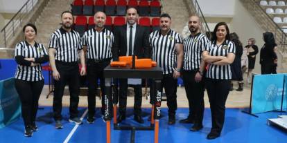 Sivas’ta bilek güreşi heyecanı