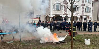Ulaş’ta kamu personeline yangın eğitimi