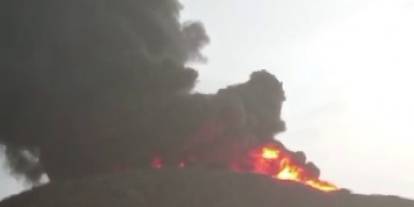 Sivas'ta Korkutan Yangın, Çadır ve Konteynerler Küle Döndü