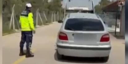 Sivas yolunda makas atan sürücüye rekor  ceza