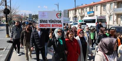 Sivas’ta Sağlık İçin Yürüdüler