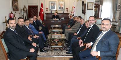 Sivas’ta Oda Başkanlarından Vali Şimşek’e Ziyaret