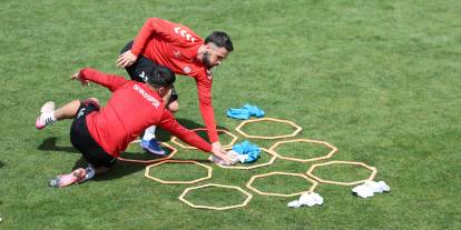 Sivasspor’da pas ve taktik ağırlıklı antrenman
