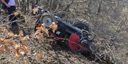 Sivas’ta traktör devrildi: 1 ölü 1 yaralı