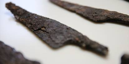 1500 yıllık bıçaklar gün yüzüne çıkarıldı