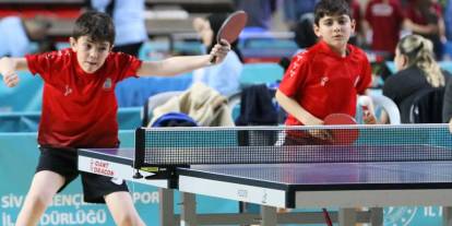 Sivas’ta masa tenisi heyecanı sona erdi
