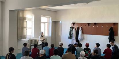 Sivas’ta hafızlık kurslarında hijyen eğitimi