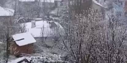 Sivas’ta Mayıs'ta kar sürprizi
