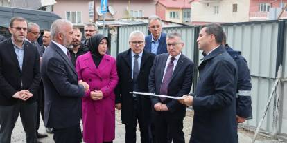 Sivas’ta 24 Derslikli Kanuni İlkokulu İnşaatında İnceleme