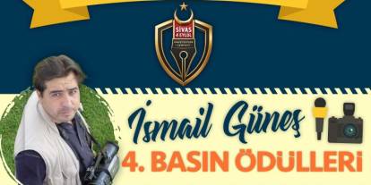 İsmail Güneş Basın Ödülleri'nin 4'üncüsü düzenlenecek