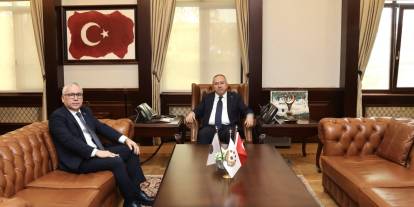 Vali Şimşek, Emniyet Genel Müdürü Fidan ile buluştu