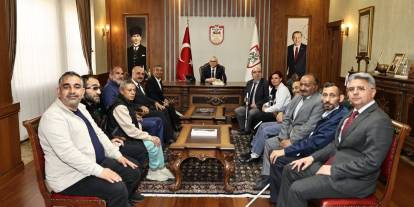 Vali Şimşek engelli derneklerini ağırladı