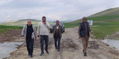 Sivas'ta gören tarım arazilerinde inceleme
