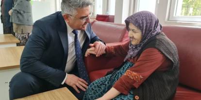Sivas'ta huzurevinde bayram