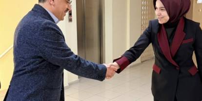 Kaymakam Yücel, kurum amirleriyle bayramlaştı