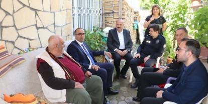 Kaymakam Kılıç şehit aileleri ve gazileri ziyaret etti