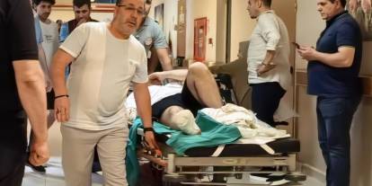 Çim biçme makinesi üç parmağını kopardı