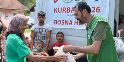 Sivas İHH’nın kurban emanetleri Bosna Hersek’te ihtiyaç sahiplerine ulaştı