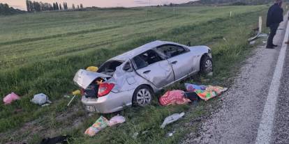 Sivas yolunda feci kaza: 1 ölü, 3 yaralı